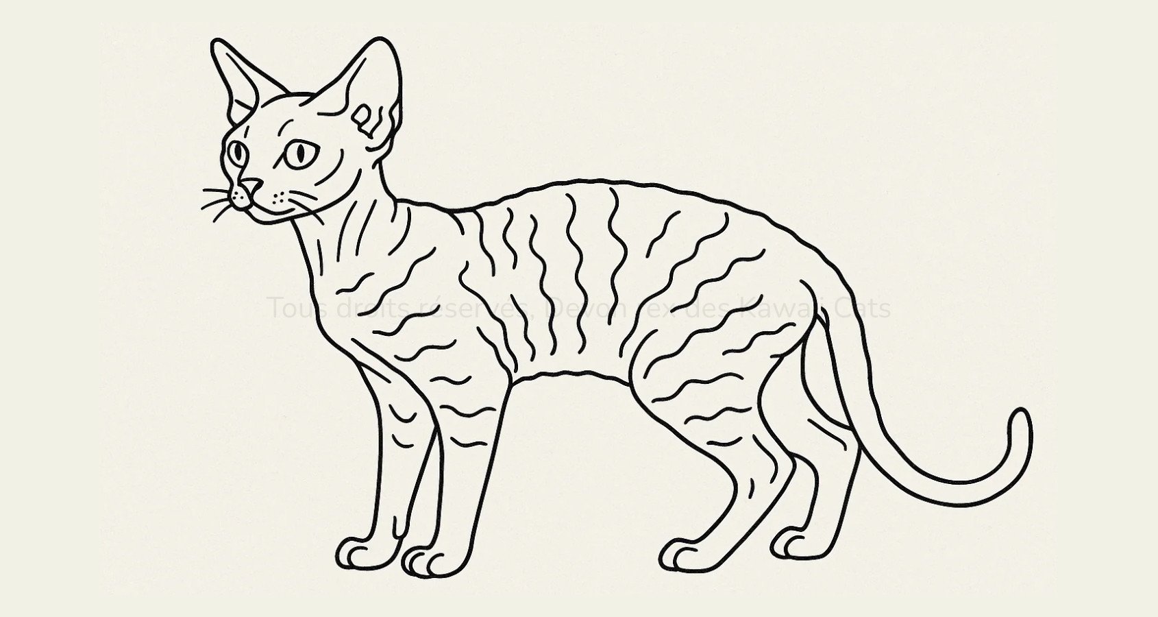 Illustration devon rex